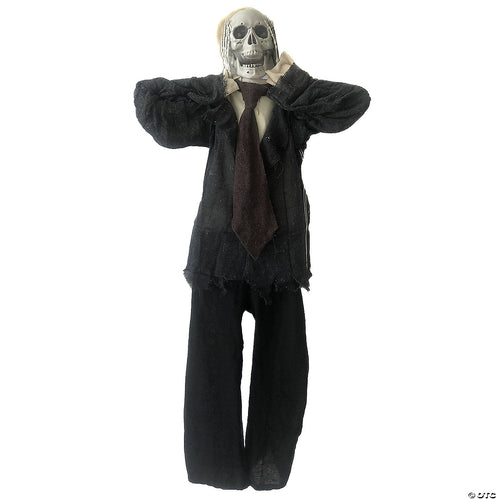 43" Animated Hanging Skull Man