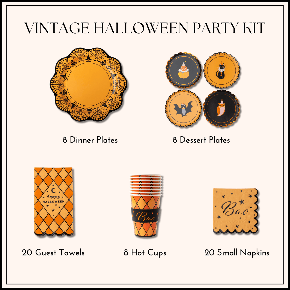 Vintage Halloween Party Kit