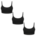 The Threat Level Midnight | Women's Boob Hammock™ Bralette 3 Pack