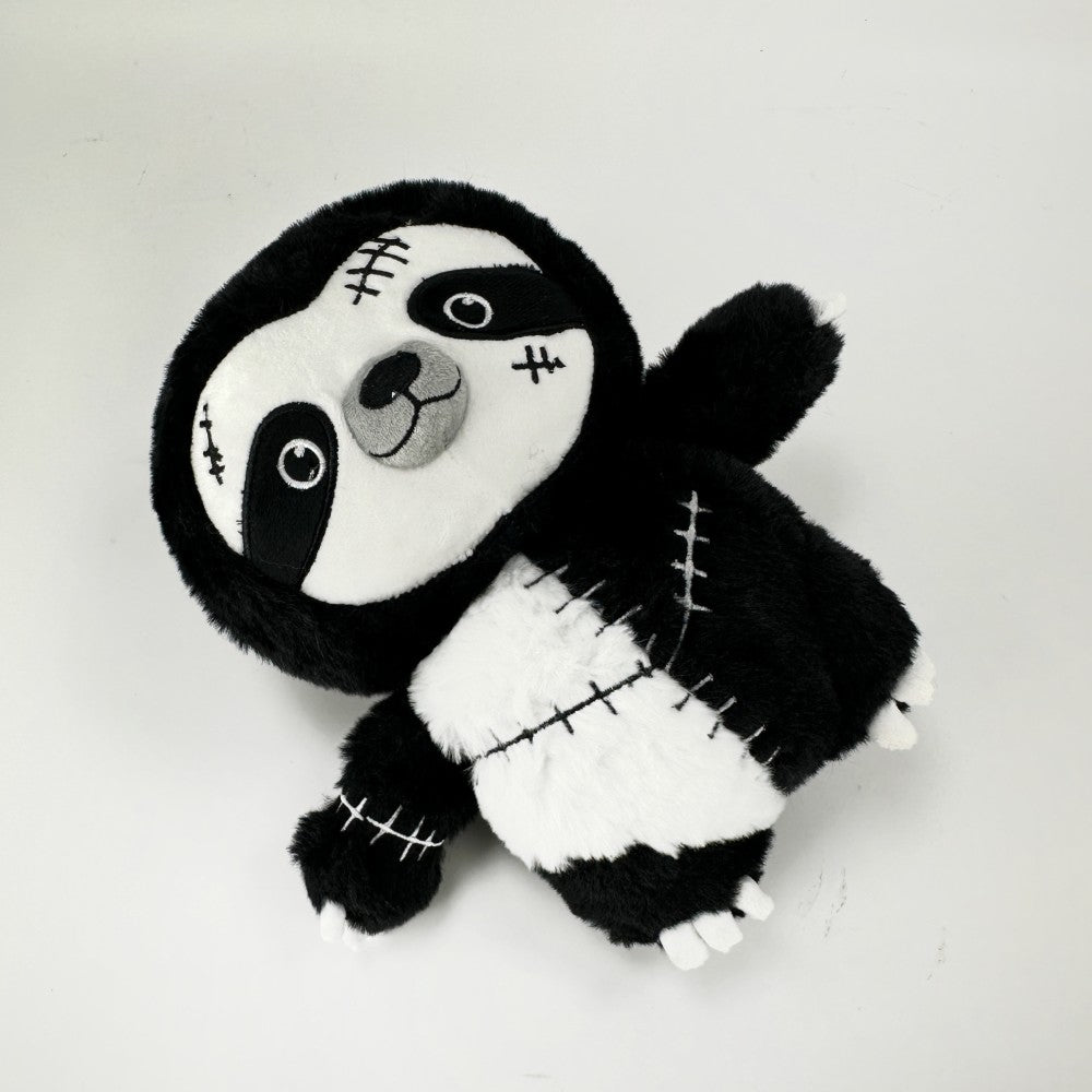 Goth Stiching Sloth Stuffed Animal