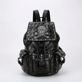 Backpack for Women, Halloween Rivets Gothic Black Daypack, Women's Niche Travel Backpack, Gift for Friend